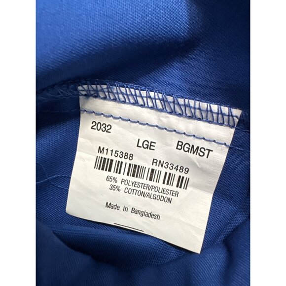 Landau All Day Unisex Scrub Set LGE DK Blue 65% Polyester 35% Cotton Mechanical - Picture 4 of 9